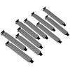 10 Stück Neue Schwarze PCI-Steckplatzabdeckung Staubfilter Blindplatte Hartstahl-hao