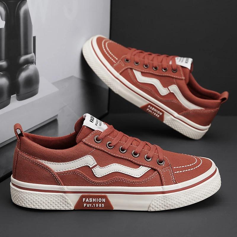 Men Canvas Shoes Sneakers Fashion Trainers Students Casual Shoes Vulcanized Shoes  Spring New Mens Footwear