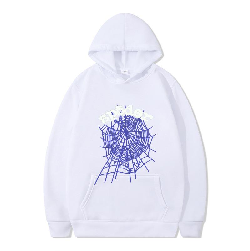 Sweat à capuche 555 Série Spider Hommes et Femmes Pull Automne Hiver Sweat-shirt Imprimé
