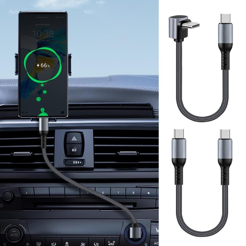 USB C Fast Charging Cable Flat Nylon Wire 60W Powerful Support Fast Data Transmission Type C Cord