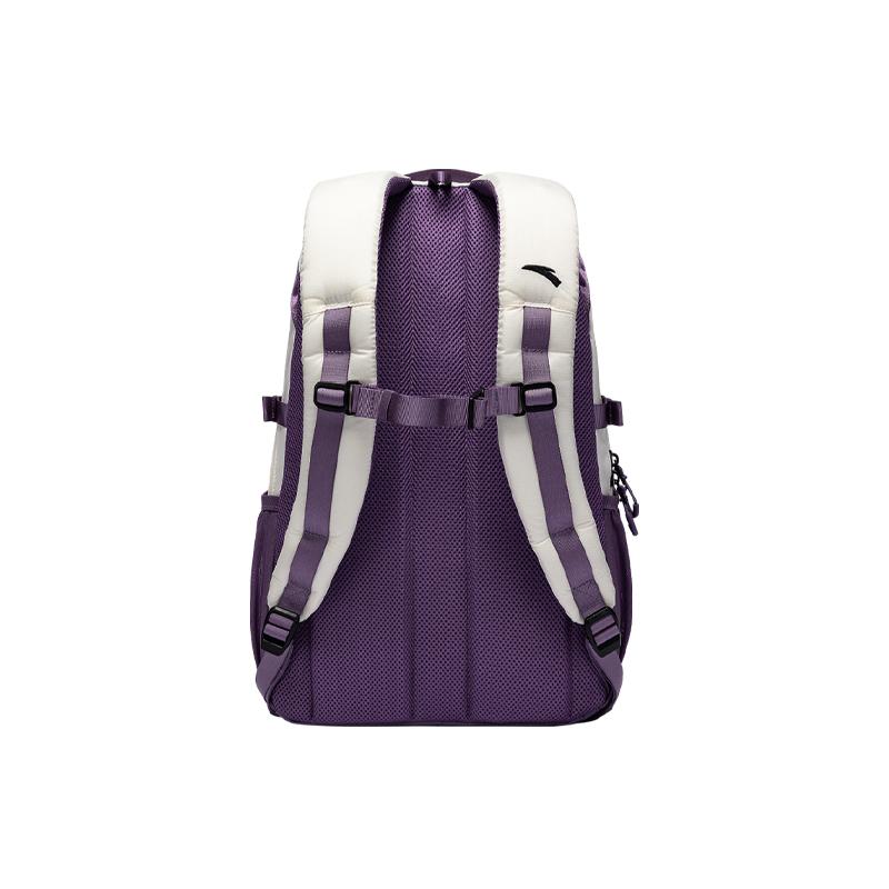 Anta Fashionable Outdoor Large Capacity Backpack Unisex Backpack Light-Gray Purple 192626163-2