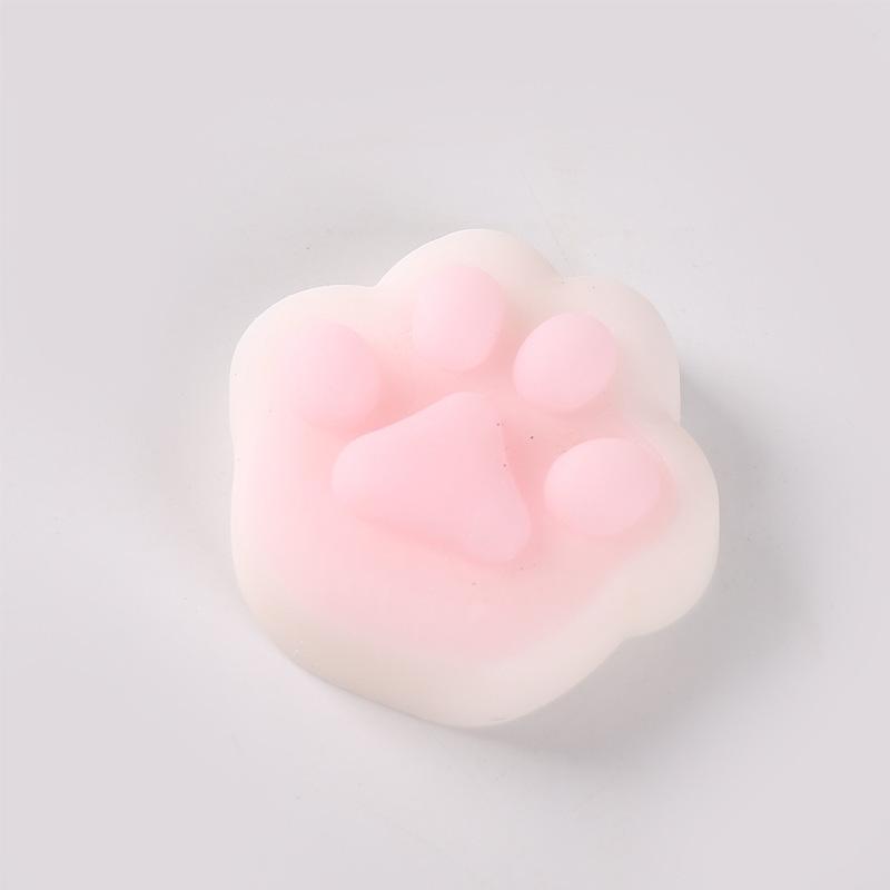 Simulated Cute Cat Claw Pinch Fun Creative Super Cute Little Animal Dumpling to Vent Stress and Reduce Stress Soft Rubber Toy