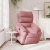 Recliner Chair with Lift Assistance Electric Pink Velvet