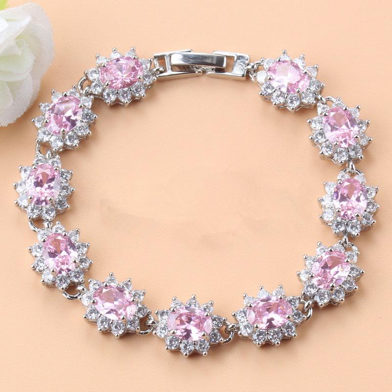 Mark Groen Smaragd Bedelarmband Armband 12 Kleuren Bruids Sieraden