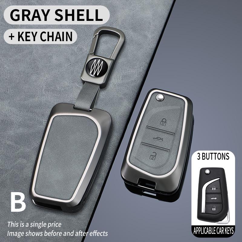 Premium Key Case for Toyota: Fits Corolla, Levin, Avalon, Highlander, Camry, RAV4