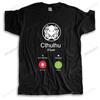 CALL OF CTHULHU Tshirt Novelty Designer T Shirt For Men Cotton Tshirt Funny Summer Rlyeh Octopus Tops Swag Lovecraft Tees