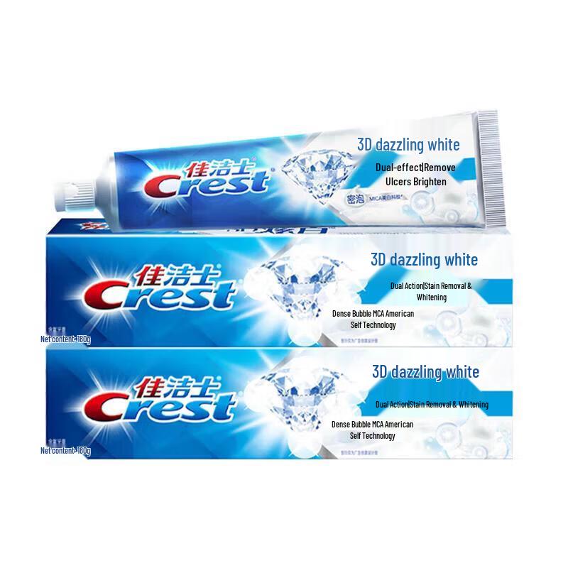 Crest 3D White Dual-Action Toothpaste