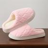 2025 New Autumn and Winter Cute Warm Indoor Home Thick Bottom Fluffy Slippers Butterfly Cotton Slippers
