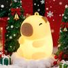 Capybara Cute Night Light, Squishy Lamp Gifts Toys, Rechargeable LED Dimmable Silicone Nightlight for Kids