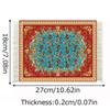 1PC Teppich Muster Tisch Decor Handwerk Fringe Pad Retro Mini Persische Gewebt Teppich Matte Mousepad Büro Arabisch