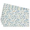 Cotton Linen Waterproof Placemats Set of 4, Daisy Floral Dining Mat Table Mats Decor