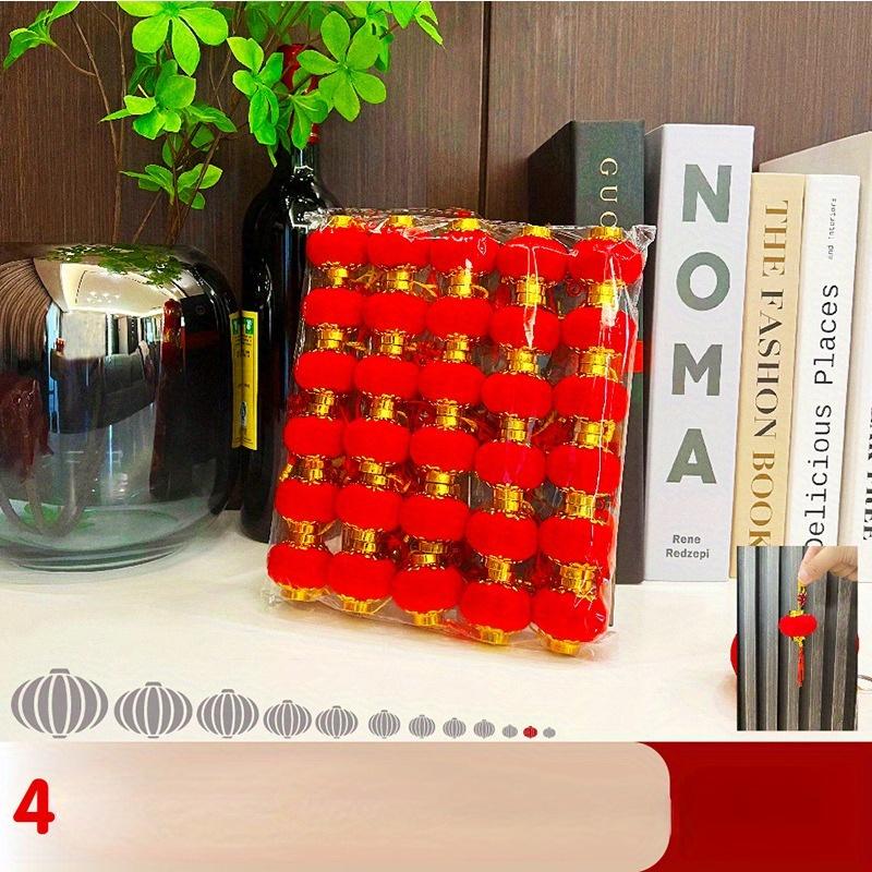 

30Pcs/Lot Red Lanterns Outdoor Hanging Decorations Chinese Paper Lantern for Bonsai Spring Festival Weddings Shopping Malls