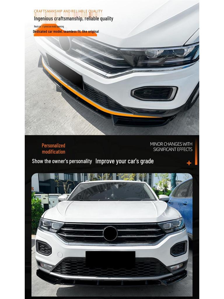 Volkswagen T-Roc 2018-2022 Front Lip Spoiler Accessory