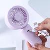 USB Rechargeable Mini Fan High Wind Speed Portable Fan Strong Soft Wind Personal Fan  Desktop Use