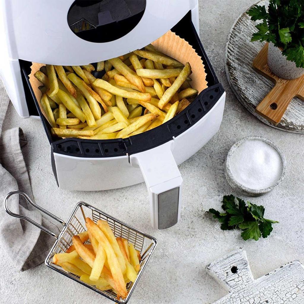 AIR FRYER PAPER LINERS 20cm 50pcs ROUND 279011