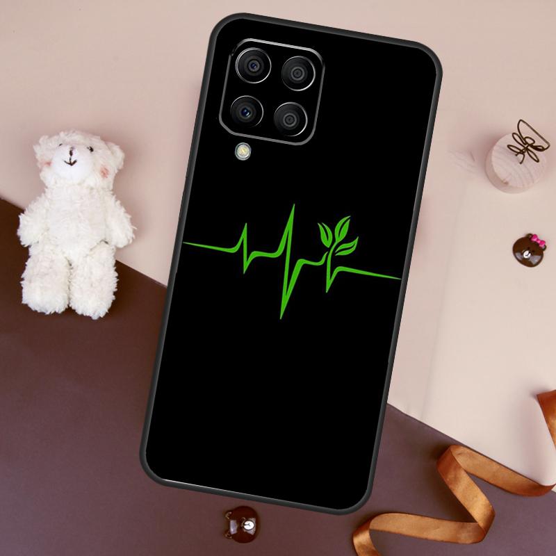 Vegan Pattern Case For Samsung Galaxy M13 M54 M34 M14 M56 M36 M16 M31 M11 M53 M12 M32 M52 M35 M55 M15 M06