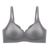 Women Hollow Out Wireless Push Up Comfortable Side Support Gathering Bra