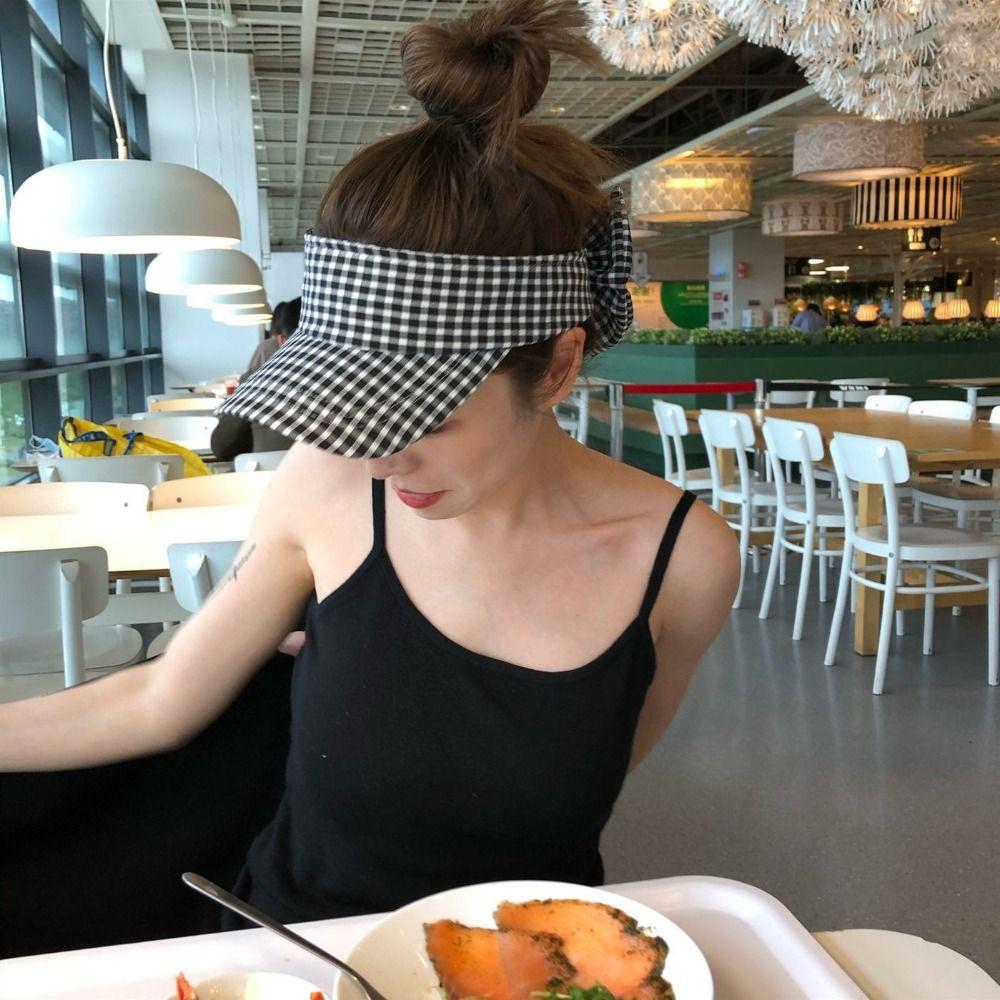 Baumwoll-Sonnenblende Hut UV-Schutz Sonnenhut Mode Sonnenschutzhut Outdoor