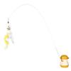 Cat Toys Multifunctional Cute Duck Cat Teaser Long Pole Feather Bell Self-hi To Relieve Boredom Rotating Catnip Pet Toys
