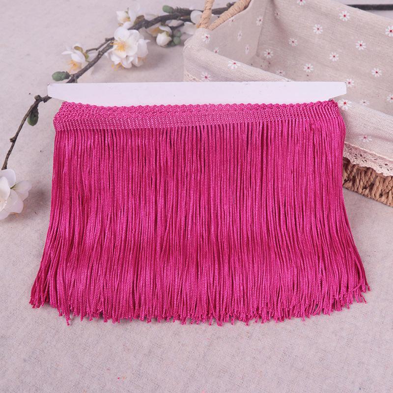 Polyester Fringe Tassel Trim (10-20cm) for Stage Costumes, Curtains, Carpets, and Lace Decorations