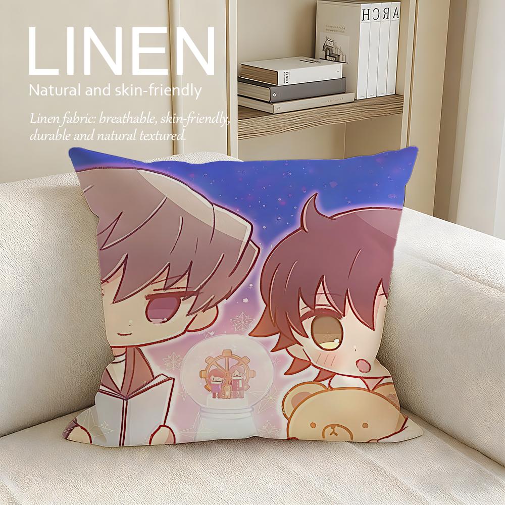 Anime Junjou Romantica Cushion Cover Pillowcase Set Pcs x x Breathable Washable Sofa Cushion Cover