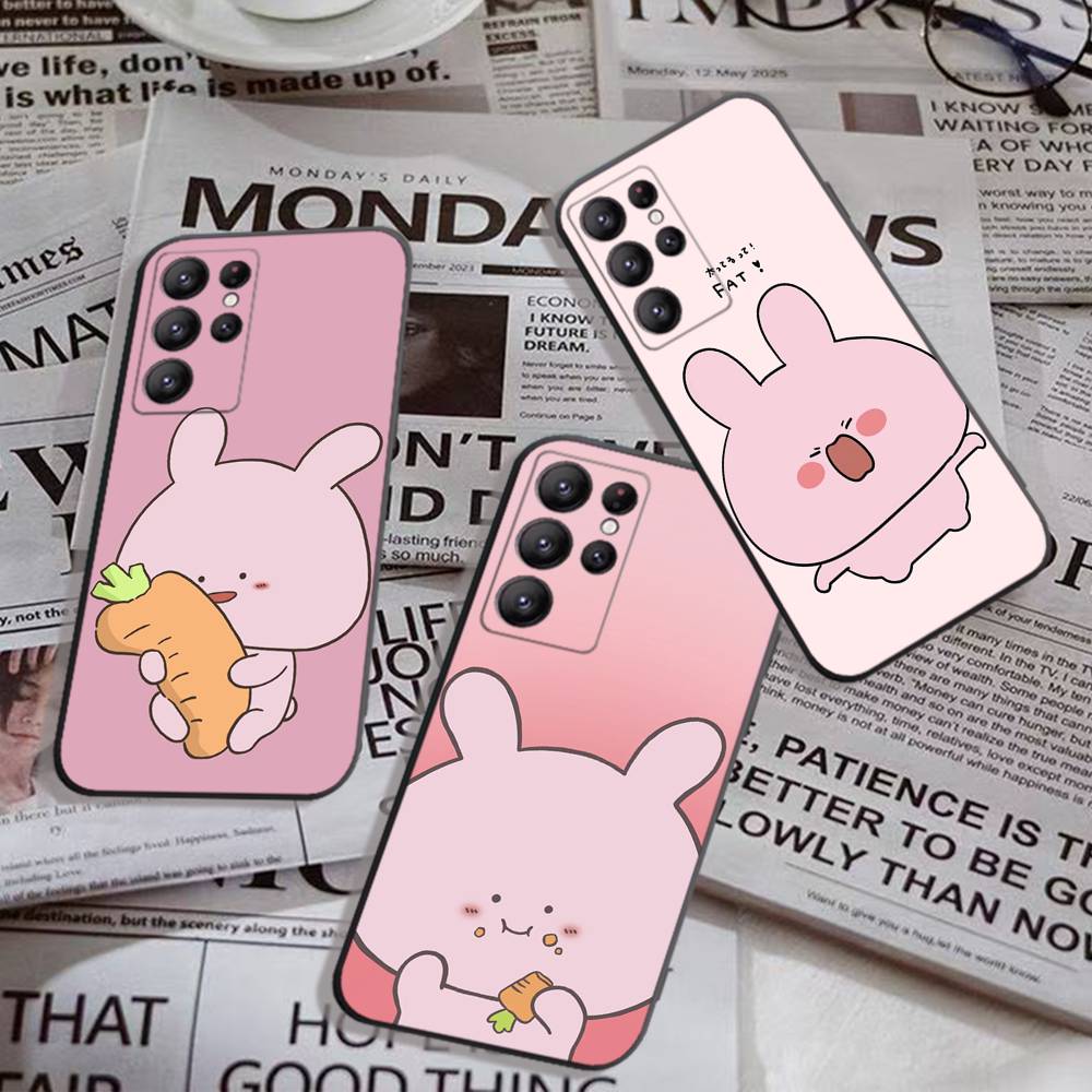 Cartoon A-Asamimichan Phone Case For Samsung S 24 Fe 25 Ultra Plus 20 Lite 21 30 22 23 24 22 Ultra 5G Fundas