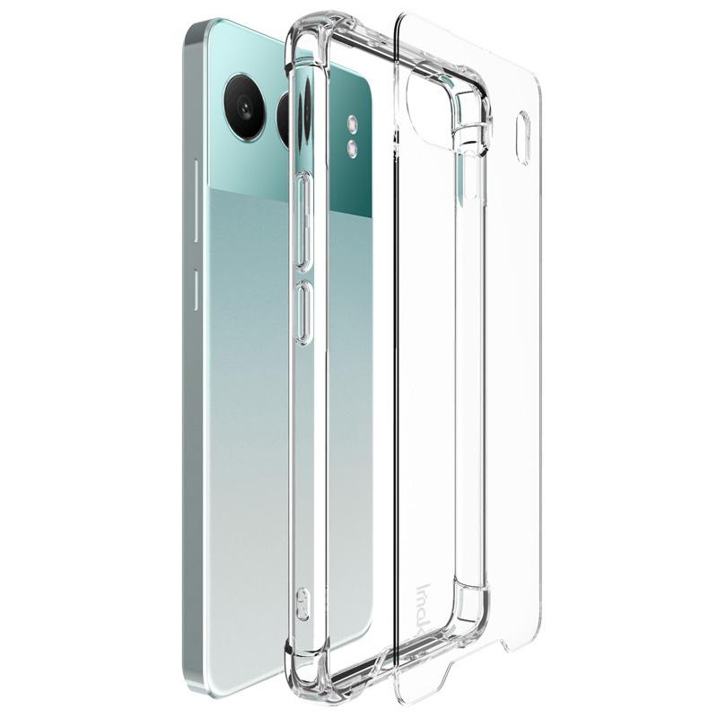 IMAK For OnePlus Nord 4 Case PC+TPU Shockproof Clear Phone Cover