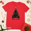 Meowy Cat Christmas Tree Shirt Men Women T Shirt Plus Size Unisex T-shirt