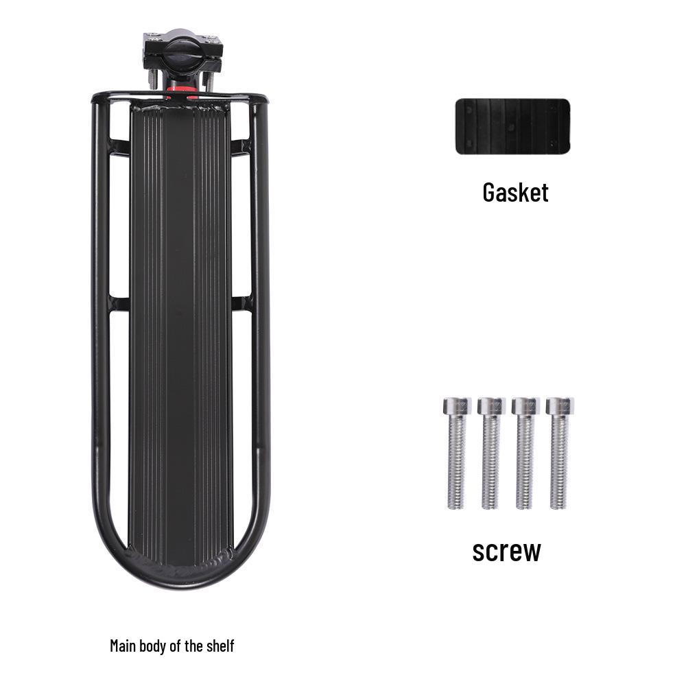 Aluminum Alloy Rear Rack for Mountain Bike - Flat Suspended Cargo Carrier