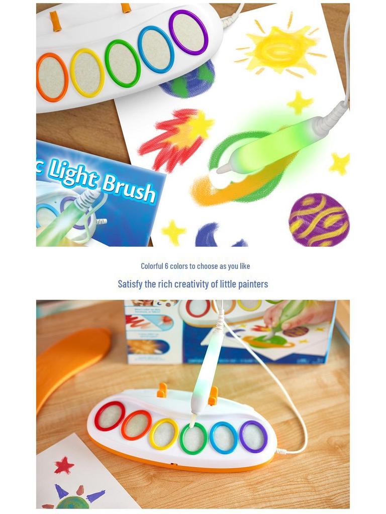 Crayola Magic Reveal Glow Painting Set with Magic Pen (75-7130)