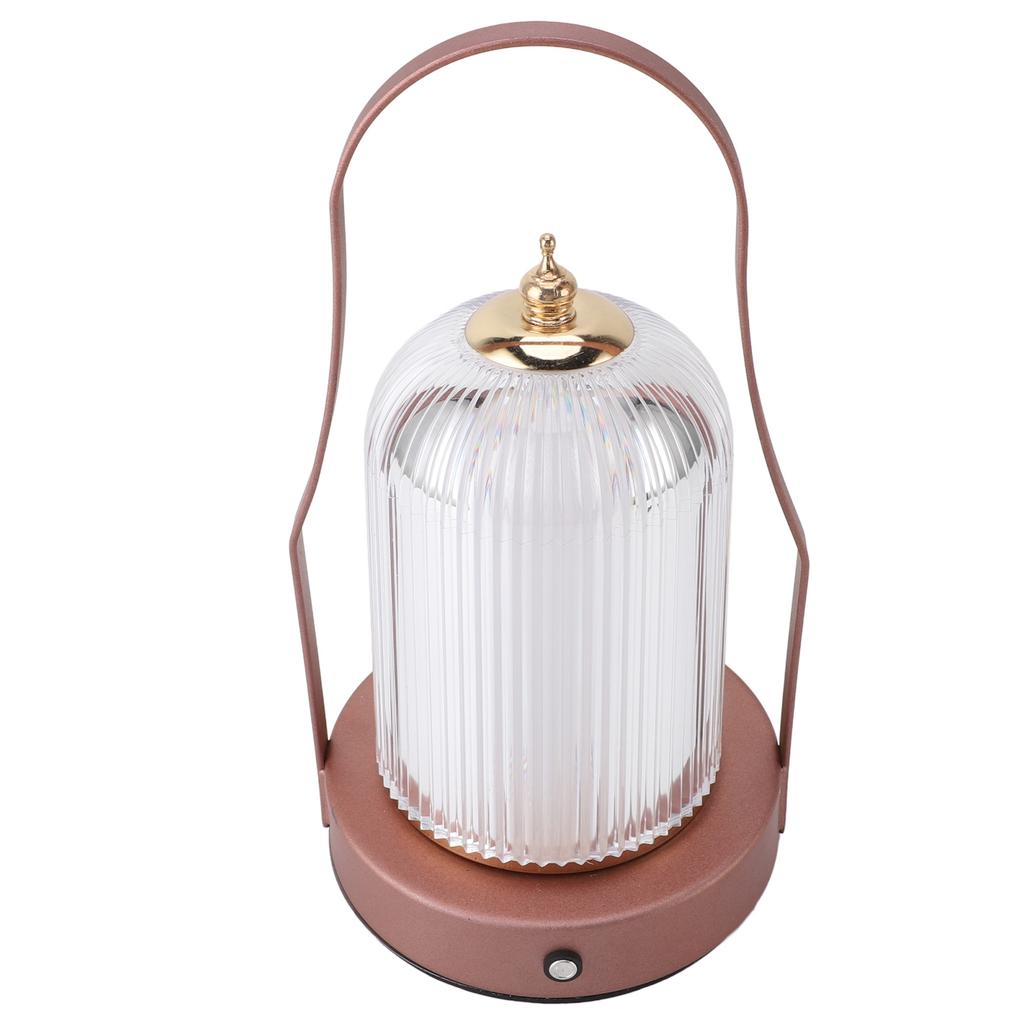 Table Lamp Portable USB Charging 3600mAh Touch Control Stepless Dimmable 3 Color Temperature Cordless Lantern for