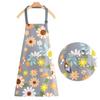 Cute Flower Cat Fruits Kitchen Household Oil-Proof Cooking Apron For Women Men Kitchen Waterproof Adult Coffee Baking Access