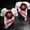 3D Digital Print T-shirt Teen Mænd Kortærmet Top Alsidig Åndbar