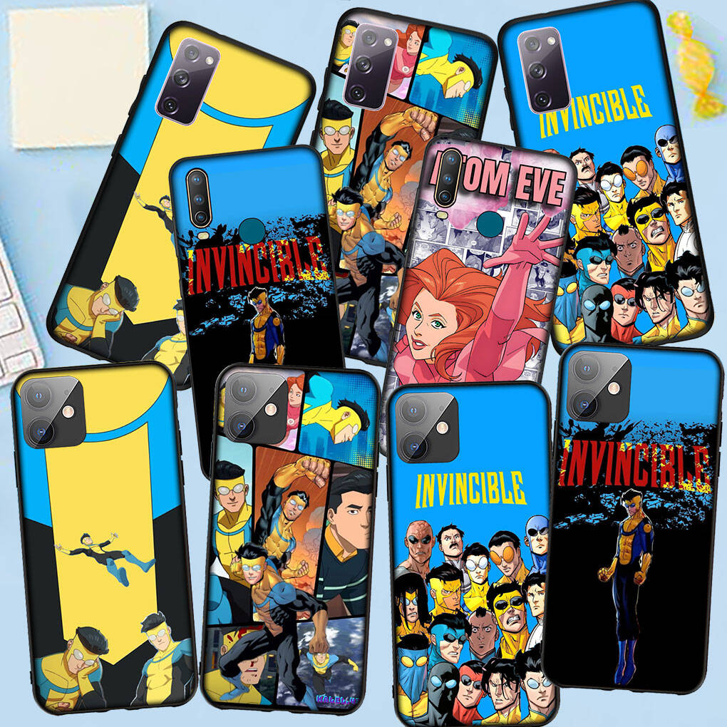 Phone Case for iPhone 17 16 15 Plus X Huawei P30 P20 Lite Redmi Note 14 12 11 13 Pro Max OPPO A60 A80 A40 A18 A38 Atom Eve I-Invincibles Collage Cover