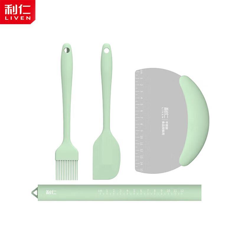 Liven 4-Piece Silicone Baking Tool Set