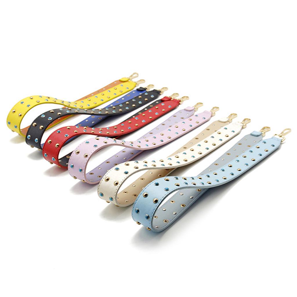 39'' Women Rivet PU Leather Shoulder Replacement Handbag Handle Bag ...