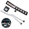Wanted 5Star Glow Panel Electric Marker Lamp LED Light Sticker Flashing