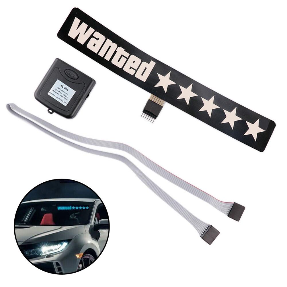 Wanted 5Star Glow Panel Electric Marker Lamp LED Light Sticker Flashing