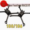 Kit de Estrutura de Drone FPV de Corrida Qingyu RACE186V7