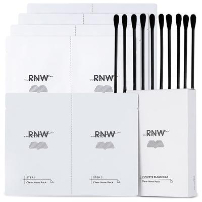 Two-Step Clear Nose Blackhead Soothing Nose Pack, 5 Sheets, 1 Set