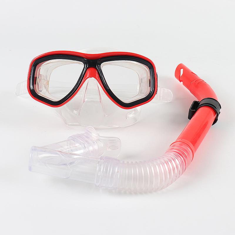 Diving Equipment Kids Scuba Diving Mask Ank Snorkel Tube Shockproof Anti-fog Swimming Goggles Underwater Snorkeling Mask