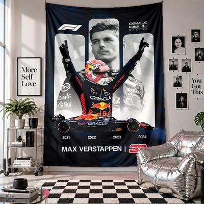 Max Verstappen Wall Tapestry Home Decor Wall Hanging Cloth for Bedroom Living Room Background