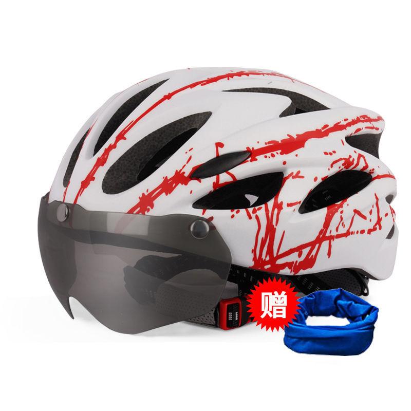 Cycling bicycle helmet, one-piece bicycle, unisex sport helmet