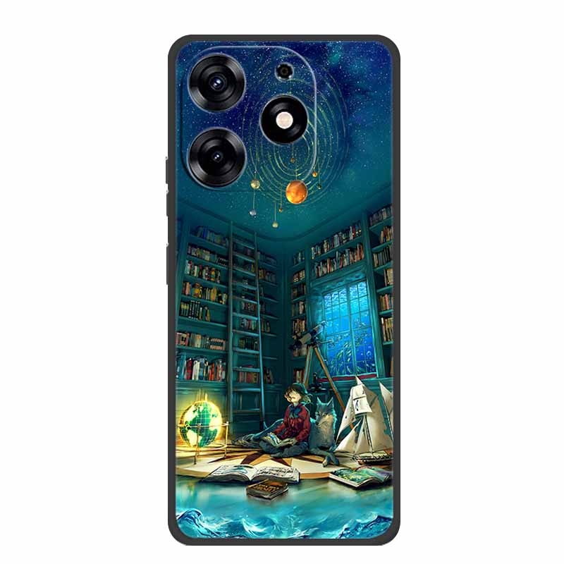 For Infinix Smart 8 Plus Case Luxury Soft Silicone TPU Phone Cases Cover For Infinix Smart8 Plus Protective Flower Painted Coque