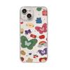 Painted Illustration Butterfly Rainbow Suitable for Apple 16promax Mobile Phone Case 17 Fine Hole All-inclusive Iphone12 Transparent