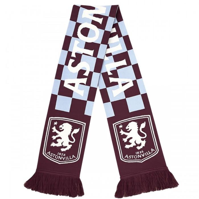Aston Villa FC Checked Scarf
