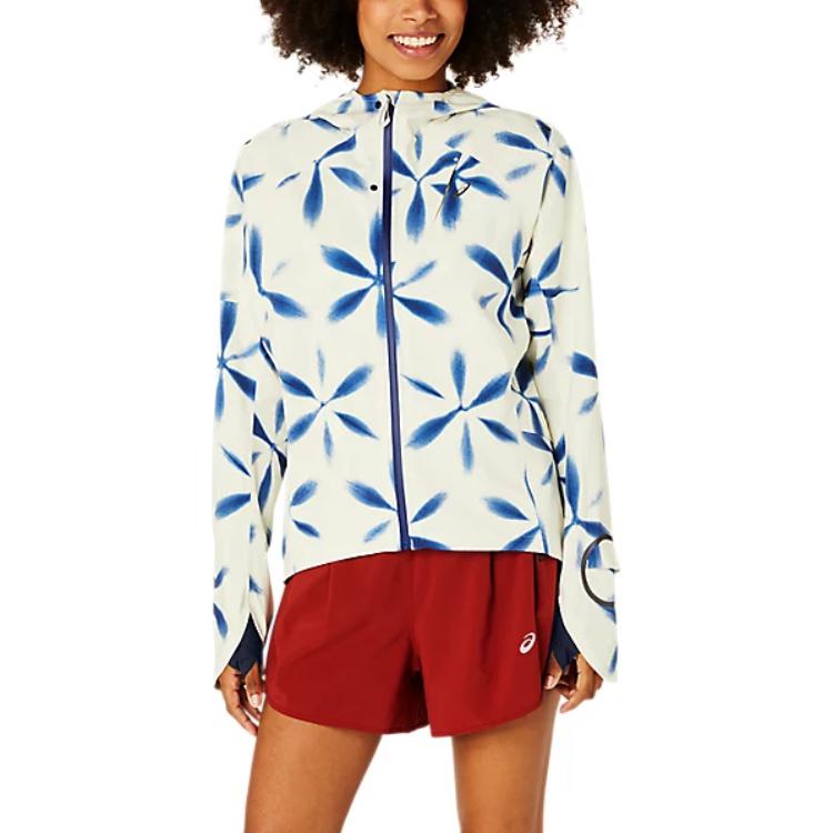 

Asics Comfortable Breathable Waterproof Hooded Jacket Women jackets Blue 2012D095-200 M