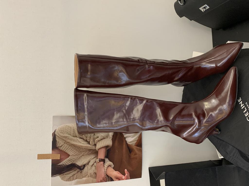 2025 New Summer Pointed Thin High Heel Tall Tube Thin Fashion Martin Women's Boots Knight Women's Knight Long Women's Boots