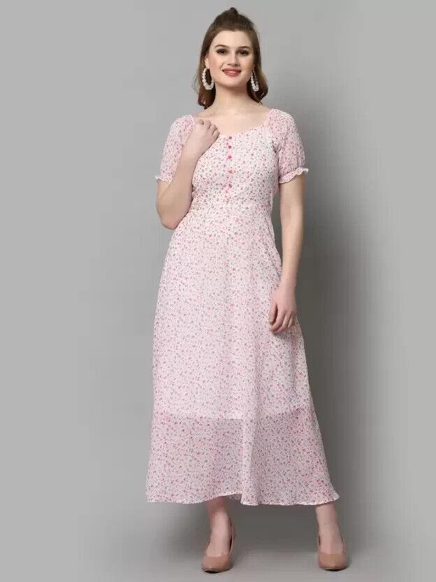 

Женское облегающее платье макси из жоржета с принтом и расклешенной юбкой, с подкладкой из полиэстера, платье VF-1809 XL