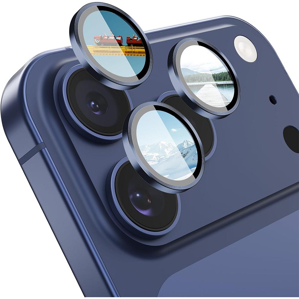 

Защитная крышка для объектива камеры для iPhone 17 Pro Max Air 16E 16 15 Plus 14 13 Mini 12 11 17Pro iPhone17 16Pro Защита из закаленного стекла Аксессуары для телефона For iPhone 17 Pro Max синий